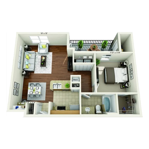 Floorplan - A1P image